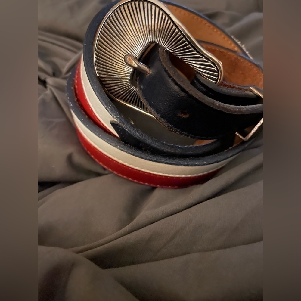 Nocona Texas Flag Belt Size 30​​​​​​​​​​​​​​​​​​​​​ - Picture 2 of 7
